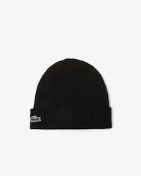Gorro em Malha Canelada Escovada de Lã