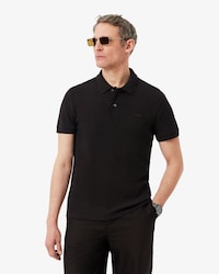 Polo de Malha Canelada Regular Fit