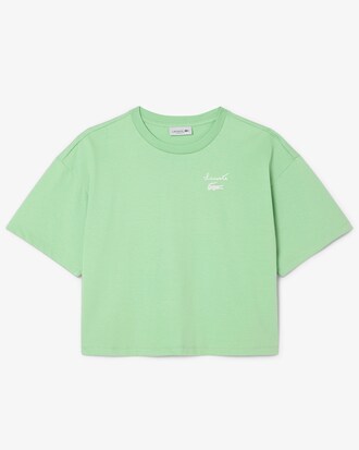 T-shirt de Algodão com Logo