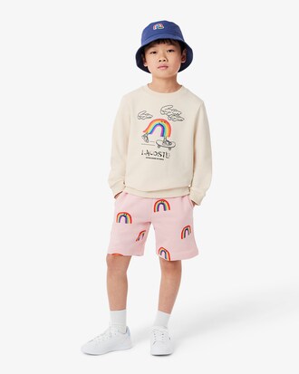 Sweatshirt de Felpa Estampada