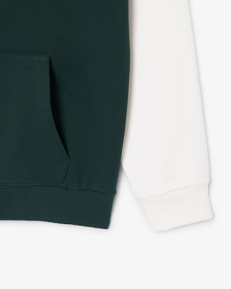 Camisola com Capuz Colourblock de Felpa