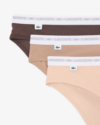 Pack de 3 Cuecas de Algod&atilde;o El&aacute;stico