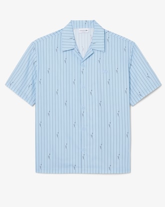 Camisa de Sarja com Estampado Relaxed Fit