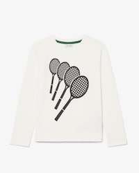 T-shirt de Algod&atilde;o de Manga Comprida