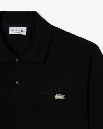 Polo Mini-Piqué com Pormenor Bordado Classic Fit
