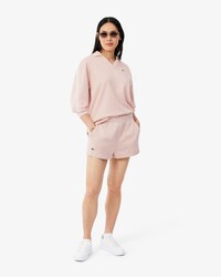 Polo Oversize em Jacquard com Monograma