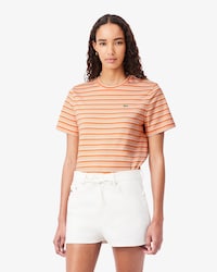 T-shirt de Jersey &agrave;s Riscas