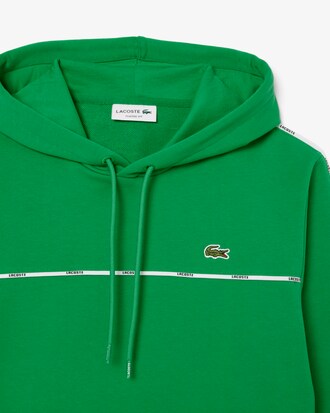 Sweatshirt &agrave;s Listras e com Logo Classic Fit