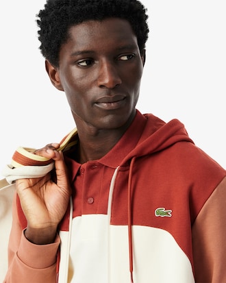 Hoodie Colorblock com Fecho