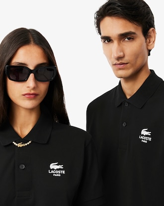 Polo L.12.12 com Estampado de Assinatura Classic Fit