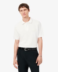 Polo Piqu&eacute; Classic Fit com Emblema Bordado