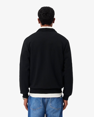 Sweatshirt de Felpa de Algod&atilde;o com Fecho