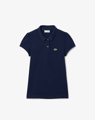 Polo Mini Piqué com Gola Festiva
