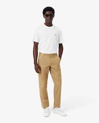 Calças Chino de Algodão Regular Fit