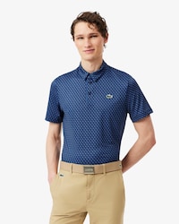 Polo de Golfe Regular Fit Estampado