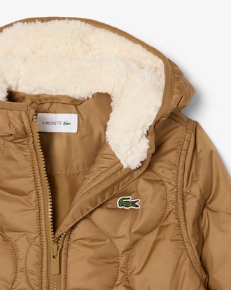 Parka Acolchoada com Capuz para Homem