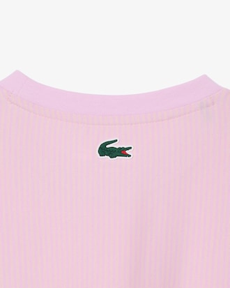 T-shirt de Golfe Listrada com Tecnologia Ultra-Dry