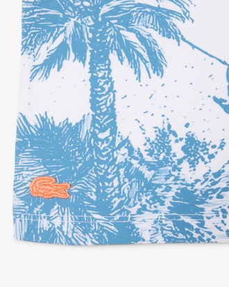 T-shirt de Jersey com Estampado de T&eacute;nis