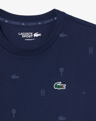 T-shirt de T&eacute;nis Oversize com Tecnologia Ultra-Dry