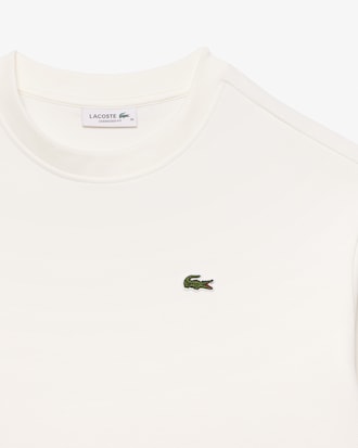 T-shirt em piqué oversize de dupla face