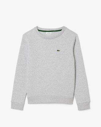 Sweatshirt de Felpa com Gola Redonda unissexo