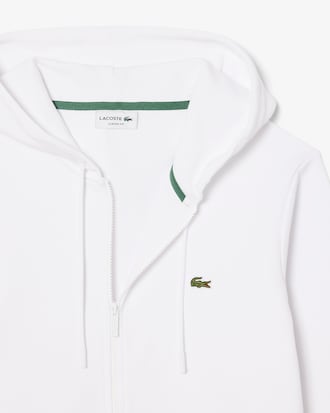 Sweatshirt de Felpa Classic Fit com Fecho