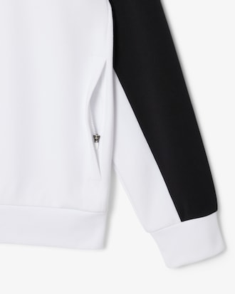 Sweatshirt Desportiva com Fecho em Colorblock