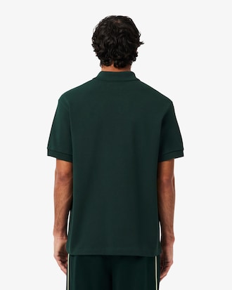 Pólo Piqué com Crocodilo de Paisagem Classic Fit