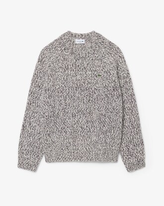 Mercerized Knit Wool Cardigan