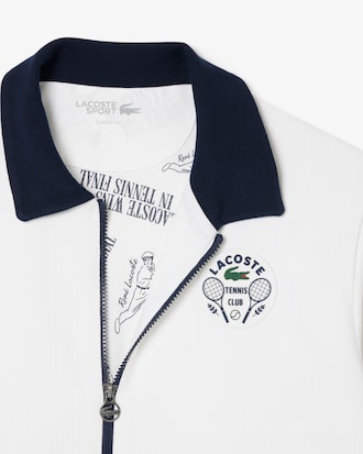 Blusão de Ténis Heritage com Emblema e Tecnologia Ultra-Dry