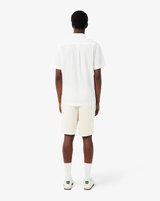 Cal&ccedil;&otilde;es Regular Fit em Jacquard com Monograma