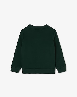 Sweatshirt de Felpa às Listras com Logo