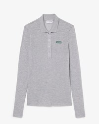 Polo Slim Fit de Manga Curta em Jersey Suave
