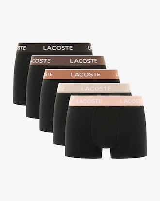 Pack de 5 Boxers de Algod&atilde;o El&aacute;stico