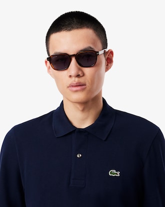 Polo L.12.12 de Manga Comprida Classic Fit