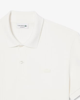 Polo de Malha Canelada Regular Fit