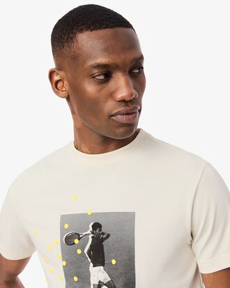 T-shirt Gr&aacute;fica Lacoste Tennis x Novak Djokovic Graphic