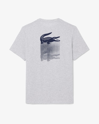 T-shirt Desportiva com Estampado e Tecnologia Ultra-Dry