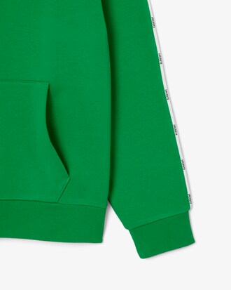 Sweatshirt &agrave;s Listras e com Logo Classic Fit