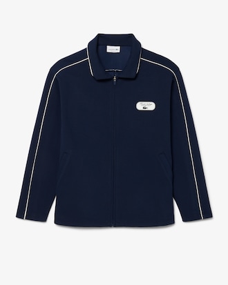 Tennis Heritage Zipped Badge Accent Sweatshirt