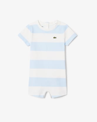 Babygrow Listrado em Interlock para Rec&eacute;m-Nascido