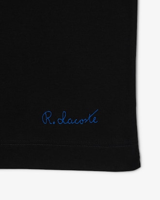 Polo Paris Bordado e com Gola Aberta Classic Fit