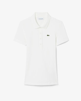 Polo L.12.D de Algod&atilde;o Canelado Slim Fit