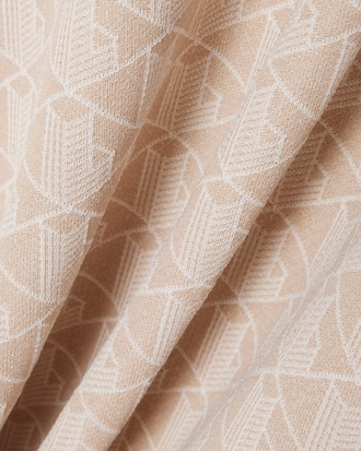 Polo em Jacquard com Monograma Classic Fit