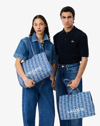 Saco Tote Grande em Jacquard de Herança