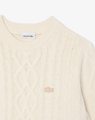 Sweater de Algod&atilde;o e L&atilde; com Decote Redondo