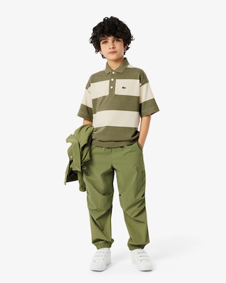 Polo Petit Piqué às Riscas