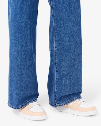 Ténis em pele Court Cage para senhora