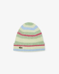 Gorro de Lã de Mistura de Alpaca às Riscas