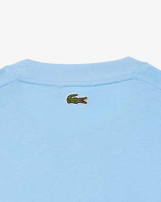 T-shirt de Algodão com Estampado de Assinatura